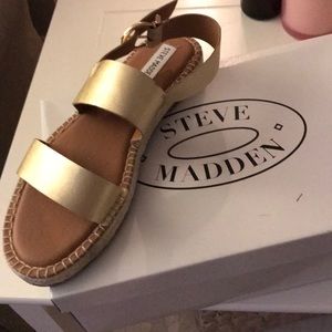 Steve Madden Ethan Rose Gold Sandals